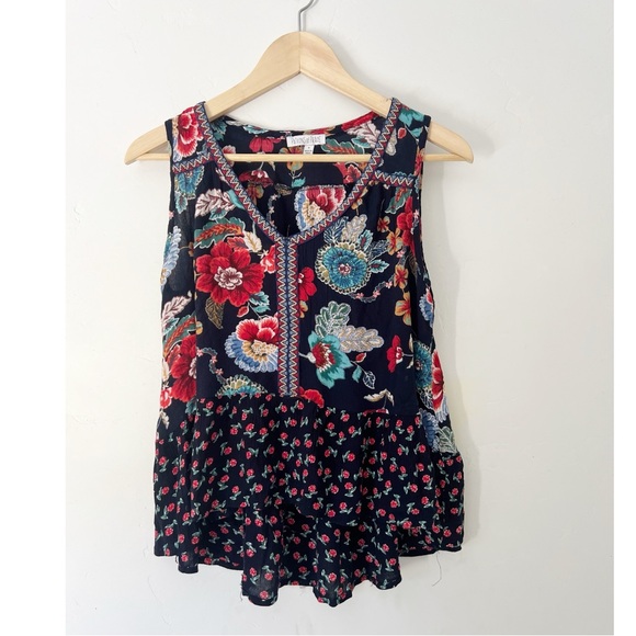 Patrons of Peace Tops - PATRONS OF PEACE Bohemian Tank Top